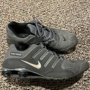 Nike Shox NZ 378341-059 Men’s Size 13 Wolf Dark Grey